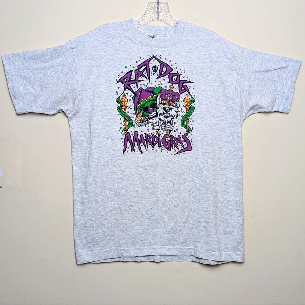 Rat Dog Mardi Gras 1996 Vintage Oakland Bob Weir Grateful Dead Shirt Large